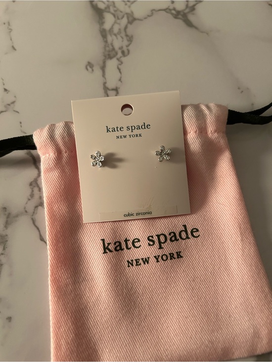 kate spade Other - kate spade Silver Flower Stud Earrings